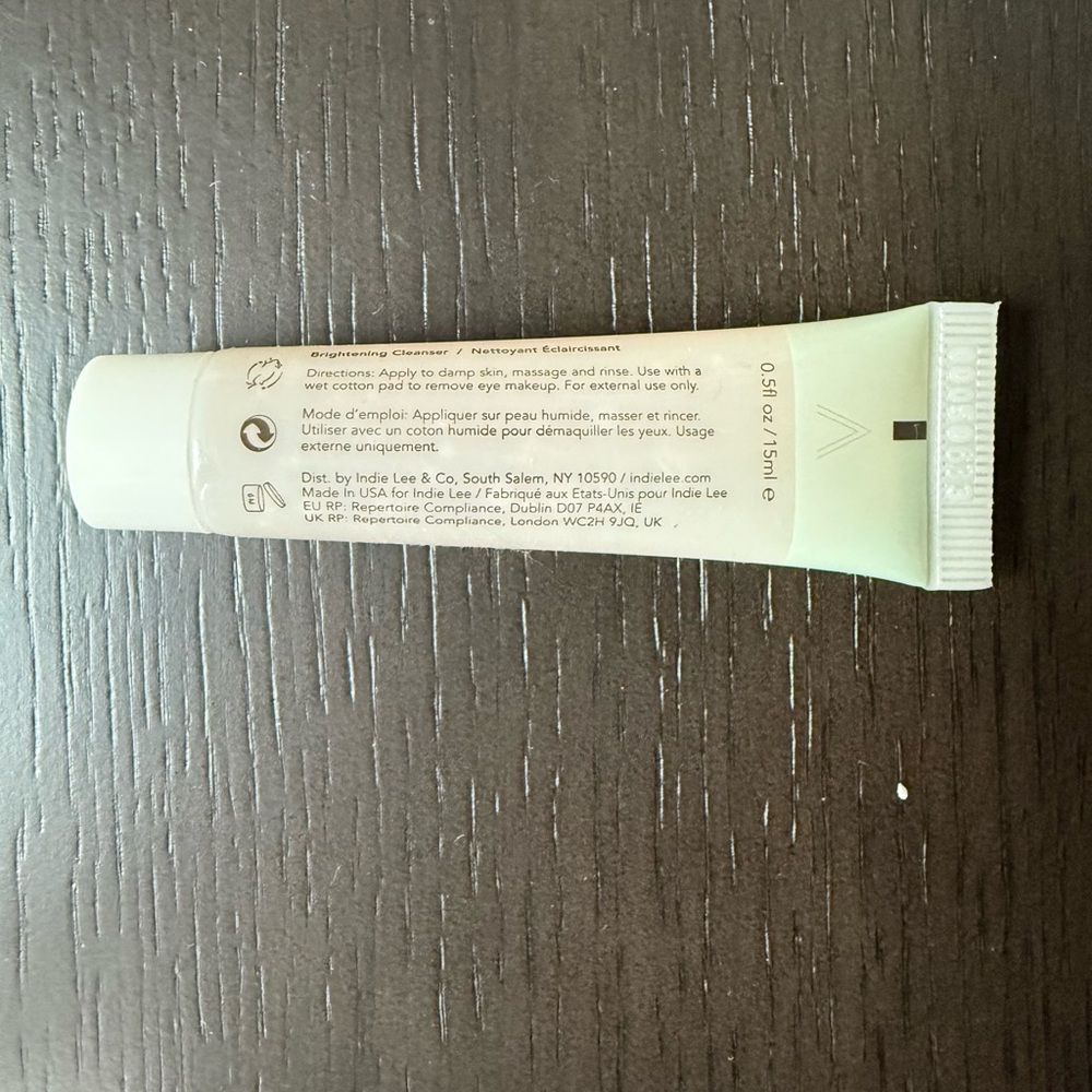 Indie Lee Brightening Cleanser 15mL NEW - Picture 2 of 2